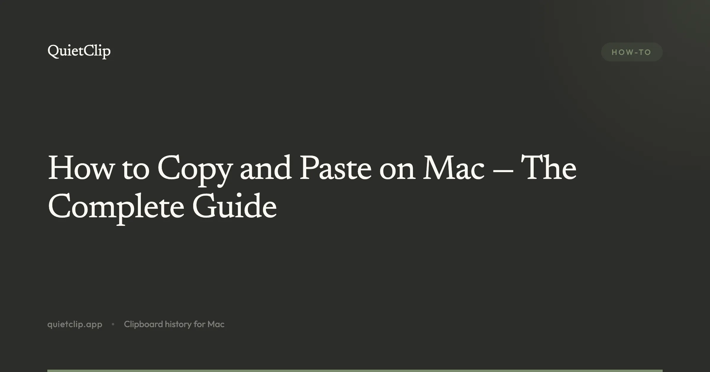 How to Copy and Paste on Mac — The Complete Guide