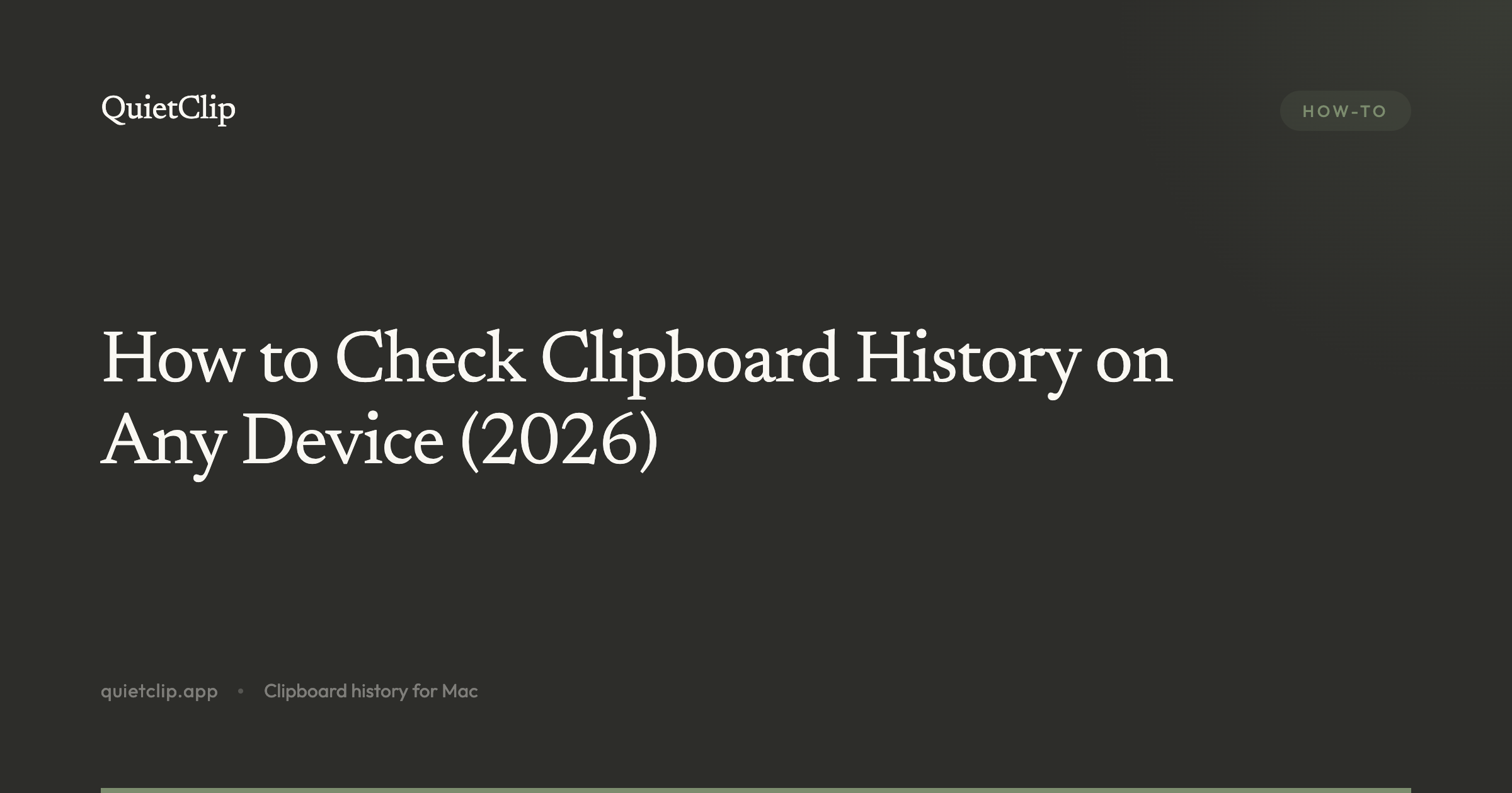 How to Check Clipboard History on Any Device (2026)