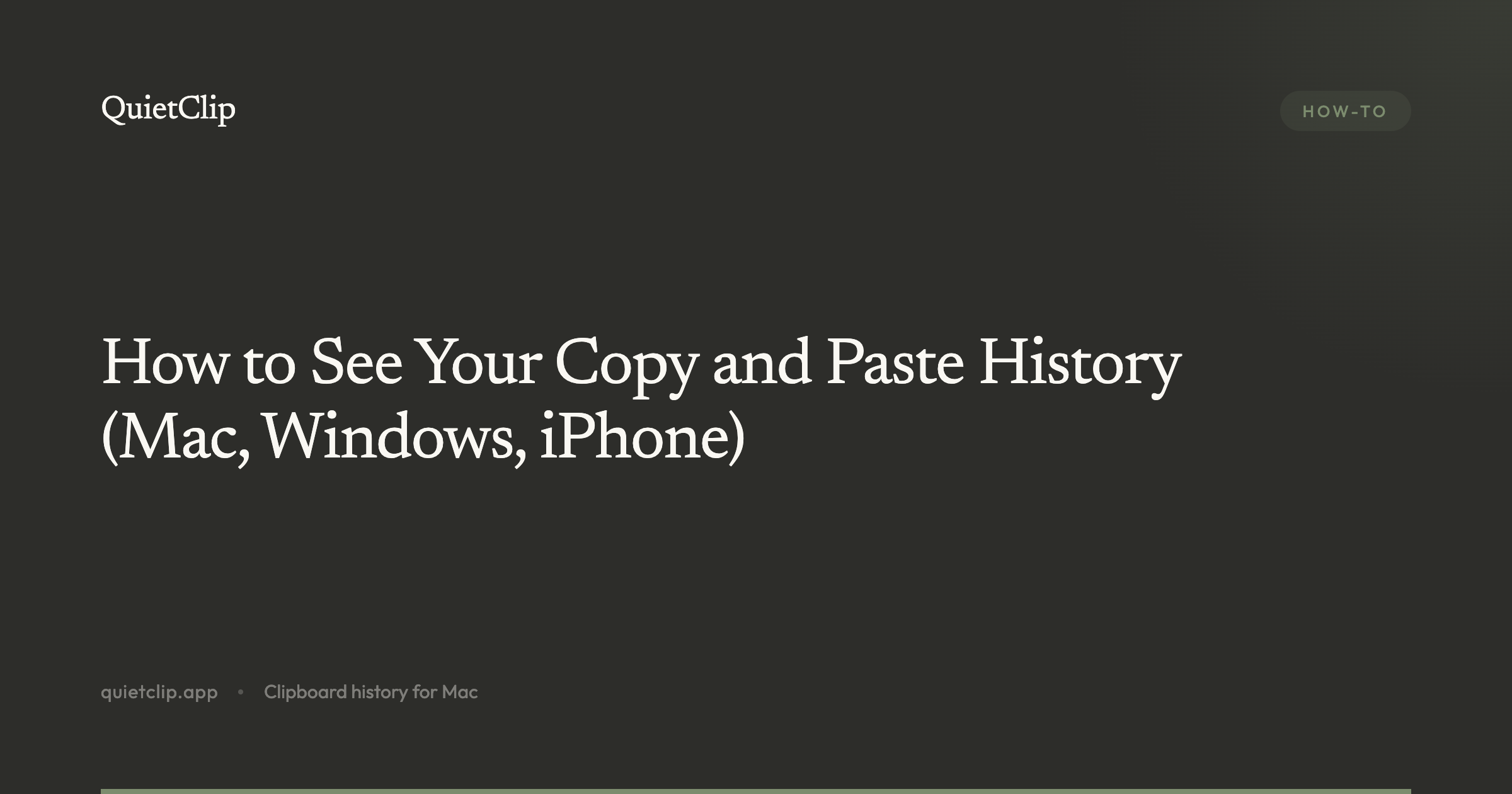 How to See Your Copy and Paste History (Mac, Windows, iPhone)